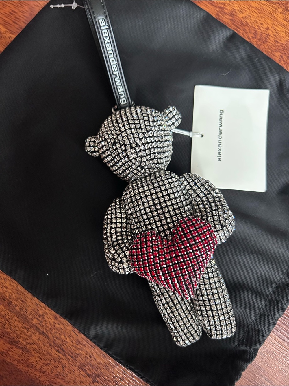 NWT Alexander Wang Beiress Bear w/ Heart Bag Charm